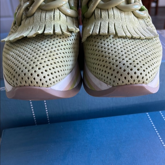 Women's Green Loafers - Picture 6 of 8